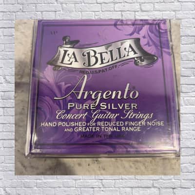 La Bella Pure Silver Hand Polished AP Guitar Strings, Full Set image 1