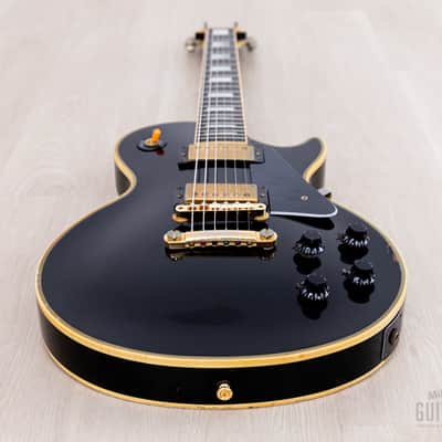 1992 Gibson Pre-Historic ‘57 Les Paul Custom Black Beauty LPB7 w/ '57 Classic PAFs & Case image 12