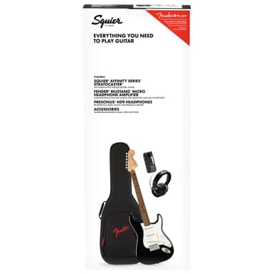Squier Affinity Stratocaster Mustang Micro Pack - Beginner electric guitar kit image 7