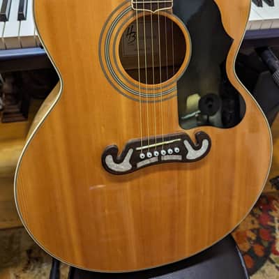 Harley Benton Custom Line King Jumbo CE NT Acoustic Electric Guitar image 5