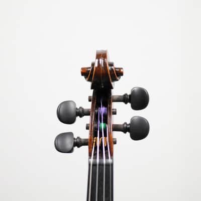 Faux Flamed Full Size Violin or fiddle c. 1900 reparied by Gosparlin of Glendale CA image 5