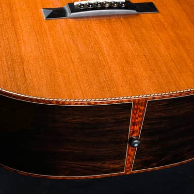 Santa Cruz H13 Custom African Blackwood and Fort Ross Chapel Redwood with Snakewood Inlays NEW image 15