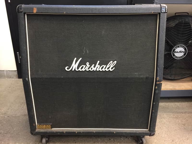 Marshall JCM 800 Lead Series Model 1982A 4x12" Angled Guitar Speaker Cabinet image 1