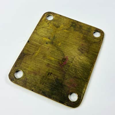 Guitar Man U.S.A. Vintage Brass Neck Plate – Early 1980s image 3