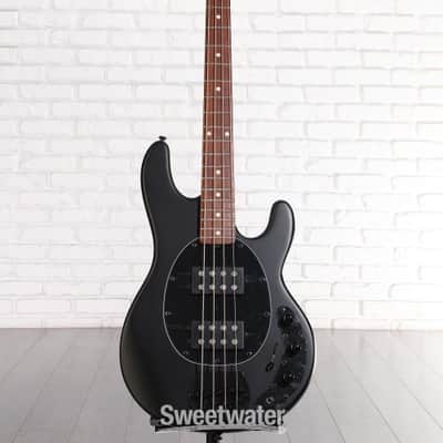 Sterling By Music Man StingRay RAY4HH Bass Guitar - Stealth Black (Ray4HHSBd1) image 6