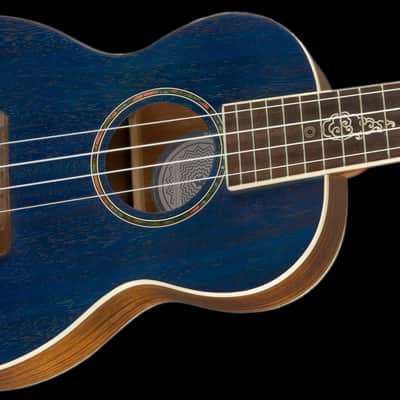 Fender Dhani Harrison Ukulele Sapphire Blue with Gig Bag image 6