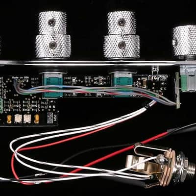 Audere Onboard Active Bass Preamp with Jazz Plate (Volume/Balance & 4 Band EQ) Audere JZ6D-VB-4B image 1