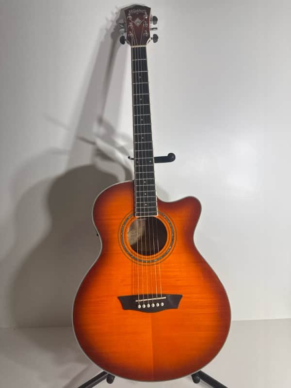 Washburn EA15ITB Festival Series Mini Jumbo with Electronics 2010s - Ice Tea Burst image 1