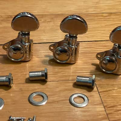 Grover Tuners 3+3 Nickel for Gibson Les Paul standard Special TV burst paf es-335 flying v 175 image 3