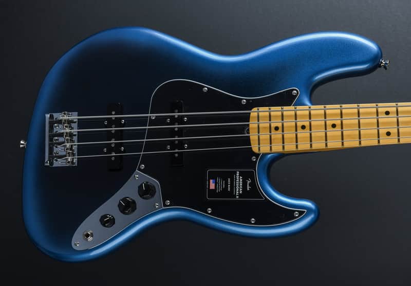 Fender American Professional II Jazz Bass - Dark Knight image 1