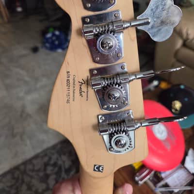 Squier Precision Bass 2021- Present - Graffiti Yellow image 4