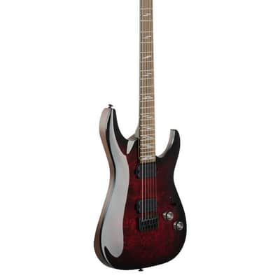 Schecter Omen Elite-6 Electric Guitar Black Cherry Burst image 8