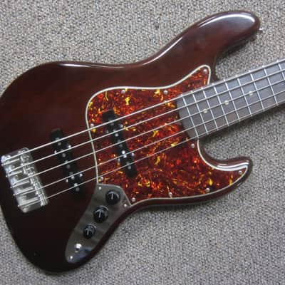 Moollon J Classic 5 String Bass Trans Red image 1