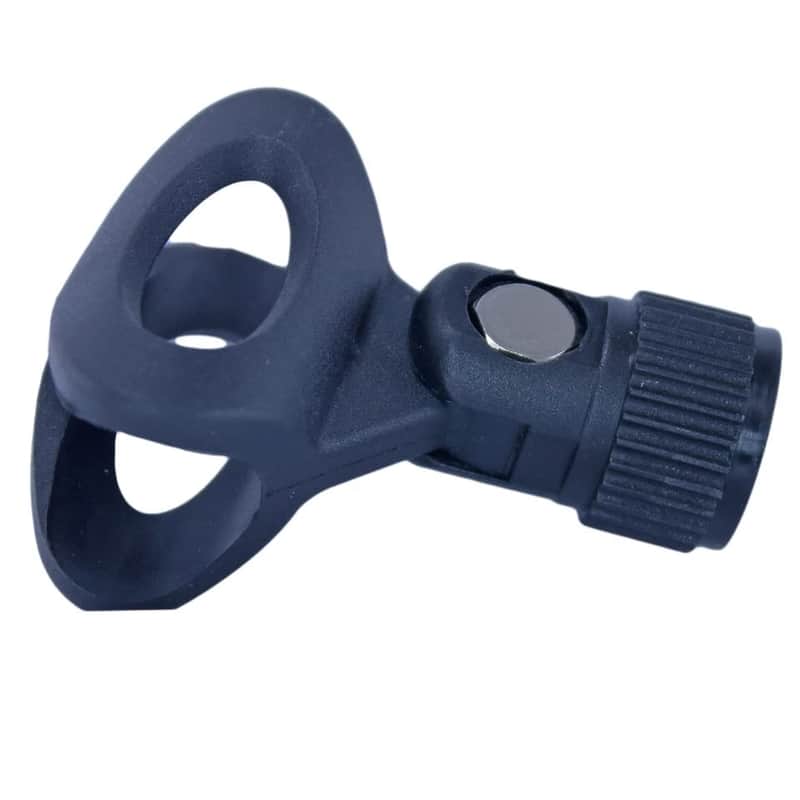 Small size condenser plastic mic microphone stand clip holder NEW image 1