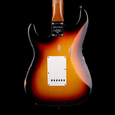 Fender Custom Shop 1964 Stratocaster Relic Faded Aged 3-Tone Sunburst image 8