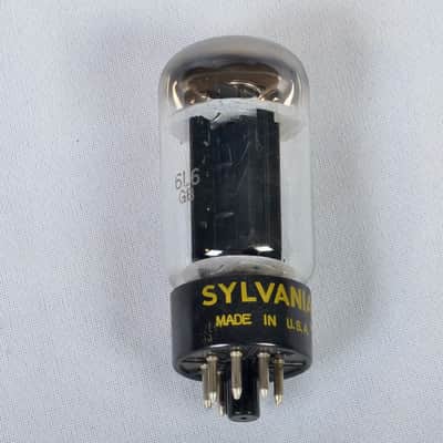 Vintage Matched Pair Sylvania 6L6 Power Tubes – USA Made – Good Matching Performance image 5