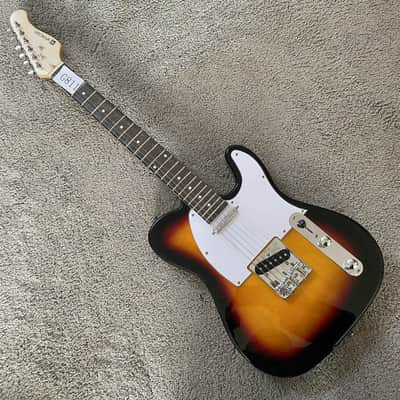 DIY Project Guitar Tele Style, Basswood Body in Sunburst, Maple Neck image 2