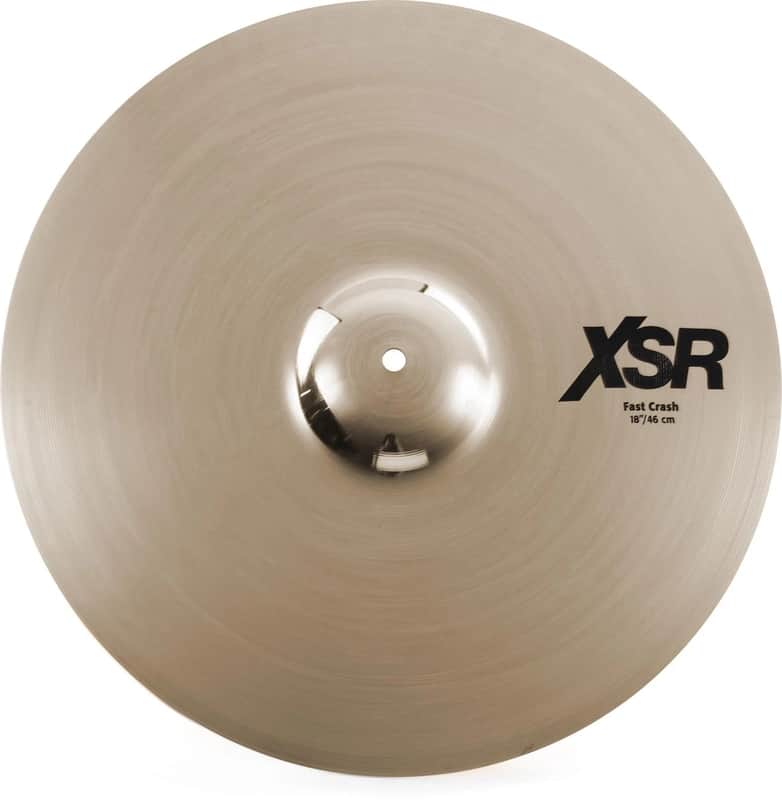 Sabian 18" XSR Fast Crash Cymbal - Brilliant image 1
