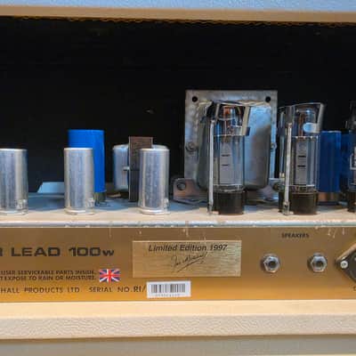 1997 Marshall Super Lead 100 Limited Edition Cream Stack One of Only 250 Produced • Jim Marshall Signature • Matching 4x12 • Near Mint image 16