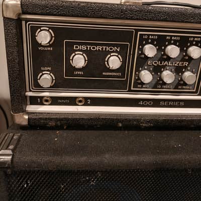 Peavey 400 Series Bass Head 1970s - Black image 2