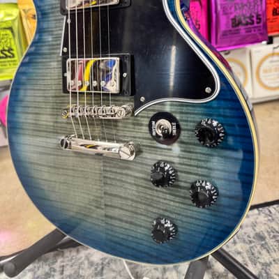 Epiphone Les Paul Special Double Cut Figured - Ocean Water image 8