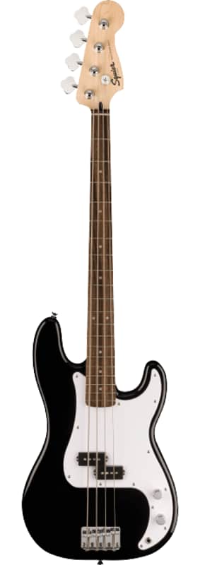 Fender Squier Sonic Precision Bass, Laurel Fretboard, White Pickguard, Black image 1