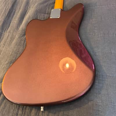 2002 Fender Japan CIJ JM66-80 BMT Jazzmaster Burgundy Mist Matching Headstock Rare Color #12/120, Recent Refret image 10
