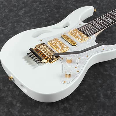 Ibanez PIA3761-SLW Steve Vai Signature Electric Guitar Stallion White image 4