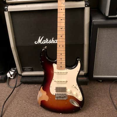 Fender Highway One Stratocaster HSS super strat nitro relic partscaster with Suhr pickups - Nash killer image 2