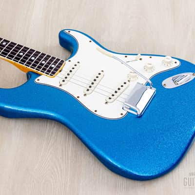 2022 Fender Custom Shop Limited Edition ‘65 Stratocaster Journeyman Relic Aged Blue Sparkle, Mint w/ Case, COA, Tags image 10