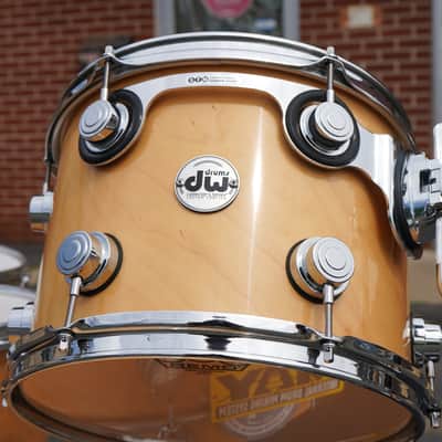 DW USA Collectors Series 4pc Pure SSC Maple Shell Pack w/ Rings - Natural Lacquer Custom $6.500.00 If New! image 14