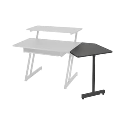 On-Stage WSC7500B Black Corner Desktop Accessory Add-on for WS7500B Workstation image 6