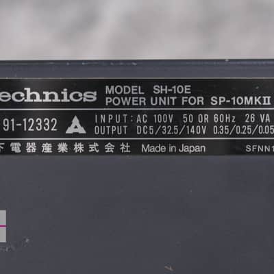 Technics SP-10 MK2A Direct Drive Turntable w/ SH-10E Power Unit in Good Condition image 12