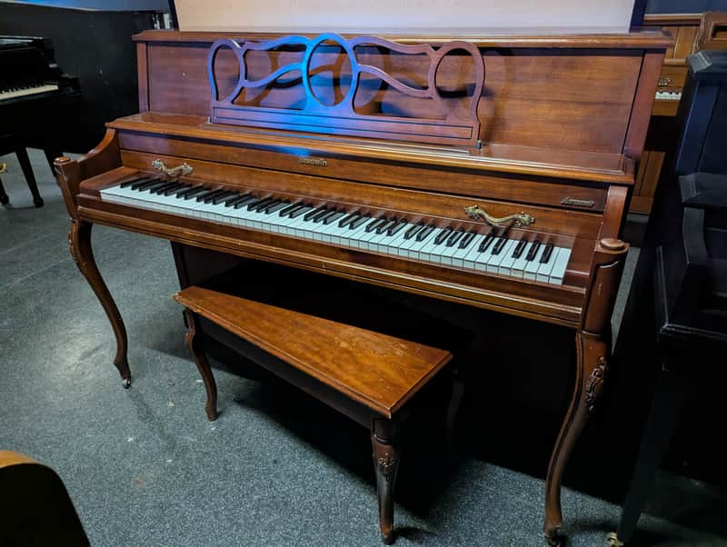 Baldwin Console Piano SN 1478915 USA built 1990s - Cherry image 1