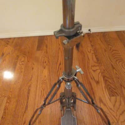 Tama Vintage Lever Glide made in Japan hi hat stand double braced very clean image 4