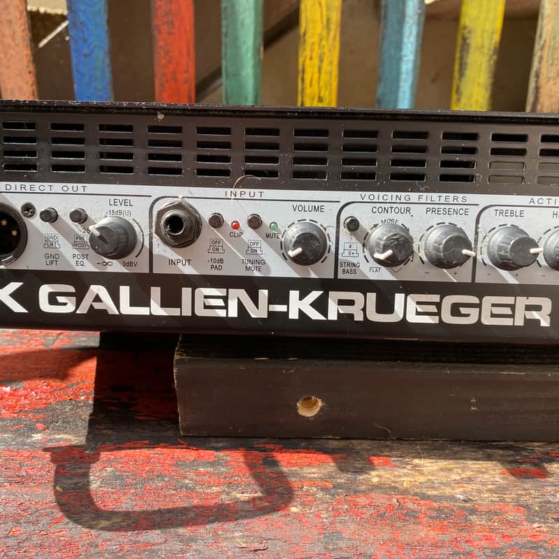 2010s Gallien-Krueger 1001RB Biamp Bass Head Silver