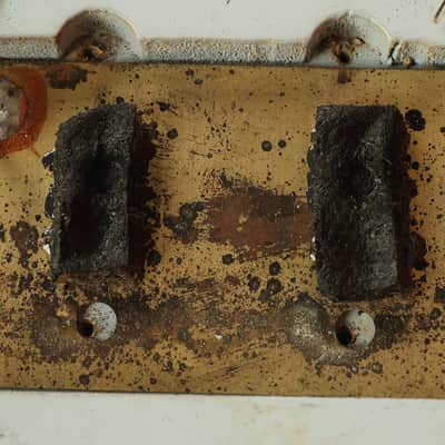 RARE custom color 1962 pre-CBS Fender Jazzmaster w/SLAB BOARD original SONIC BLUE over Sunburst image 24