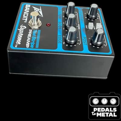 Peavey Bandit Supreme Teal Stripe Preamp 2025 - Present - Black / Teal - X16148 image 6