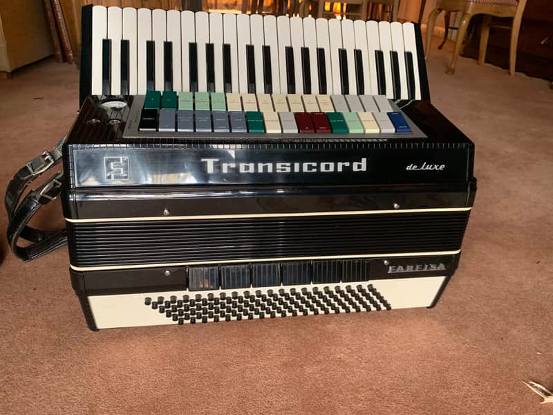 Farfisa Transicord Deluxe Electronic Accordion image 1