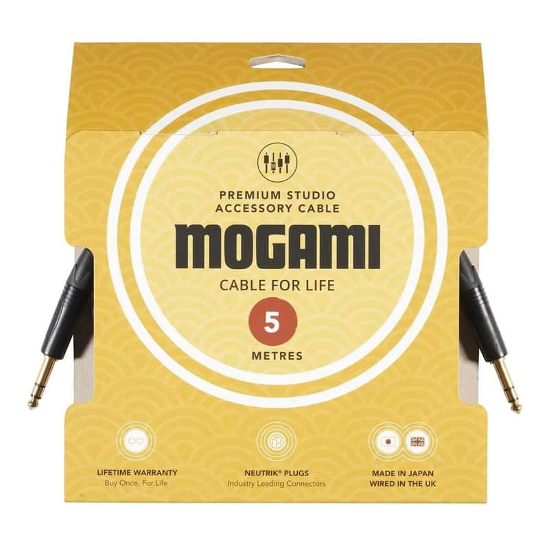 Mogami 1/4 TRS Jack to 1/4 TRS Jack Cable - 5M (J3-25340-J3-5) image 1