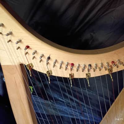 Sylvan 26 string lap harp 2003 image 4
