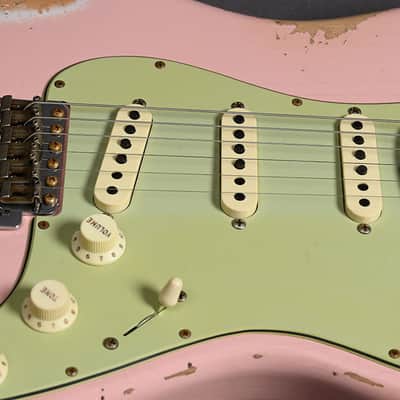 Fender Custom Shop Stratocaster 1959 Heavy Relic Shell Pink R119126 image 16