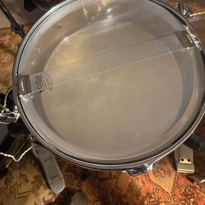Ludwig No. 405 Aluminum Piccolo 3x13" 6-Lug Snare Drum with Keystone Badge 1968 - 1969 Chrome-Plated image 7