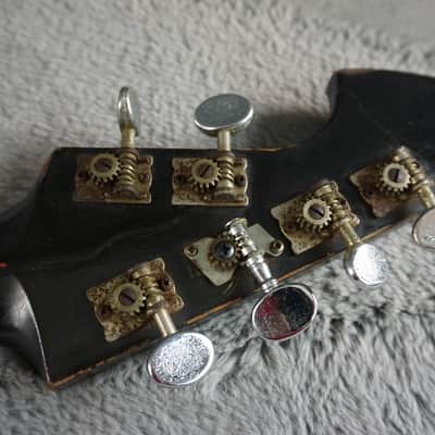 Vintage 1960s Teisco Semi-Hollow Electric Guitar Sunburst MIJ Gold Foil Pickups w/ Case – Refret image 21