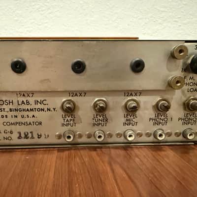 Immagine MCINTOSH C-8 Record Compensator Mono Tube Preamp with Power Supply - 11