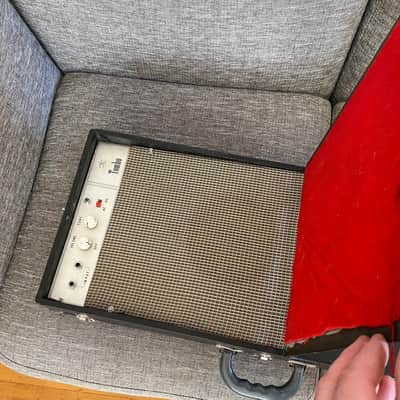 1965 Tombo Ukulet Mini Electric Guitar with AMP in Case! RARE Japanese image 14