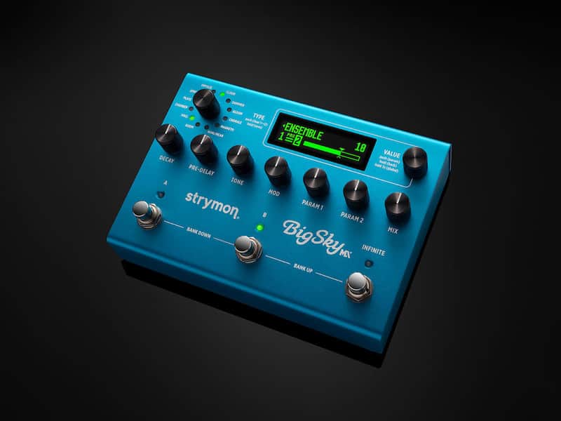 ギター Strymon BigSky Reverb Strymon BigSky MX Reverb Workstation Effects Pedal Blue | Guitar