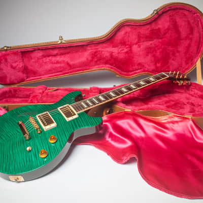 Gibson Les Paul Standard Double Cut 1998 - Jalapeñö Green image 17