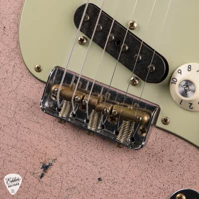 Fender Custom Shop Limited Edition Hotshot Stratocaster Heavy Relic - Aged Shell Pink Sparkle over Aged Purple Sparkle/Fender Custom Shop Event Instrument image 13