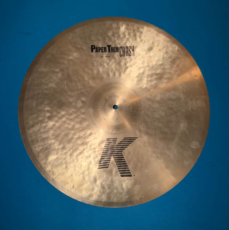 22" Zildjian K Paper Thin Crash 2023 - Traditional image 1
